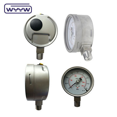 Dual-scale drukmeter van roestvrij staal schokbestendig 100 mm Grootte