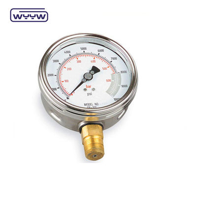 Vloeistofdrukmeter Qingdao export 0-350 bar manometers
