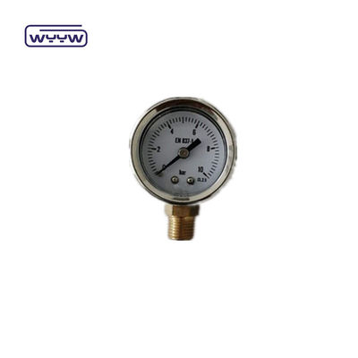 SS Case Gas Test Pressure Gauge 40mm Dial Size Achterste montage