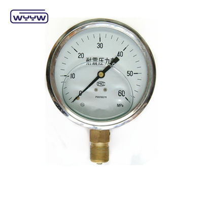 2.5&quot; Antivibratiedrukmeter Manometer onderaanleg