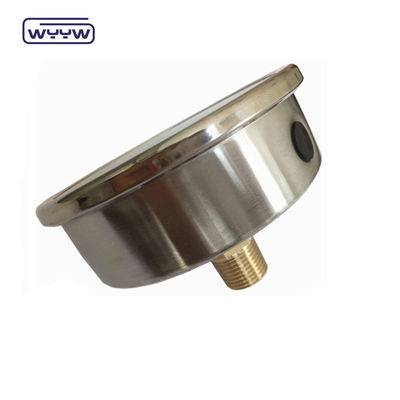100 mm axiale oliedrukmanometer tegen trillingen