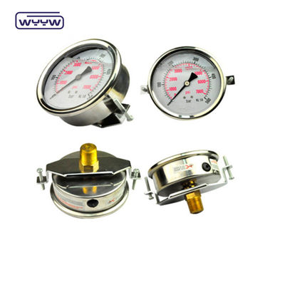 Axial 2,5&quot; U-clamp drukmeter Manometer / Back Connection drukmeter