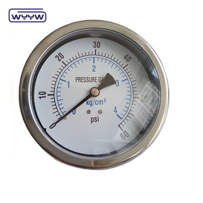 Hydraulische Jack Drukmeter Centrum Achterste verbinding 100mm Dial Grootte