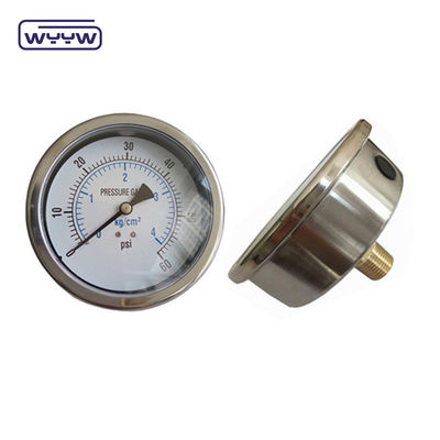 Hydraulische Jack Drukmeter Centrum Achterste verbinding 100mm Dial Grootte