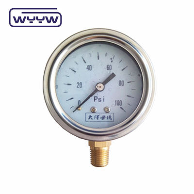 2.5&quot; Glycerine gevulde motoroliedrukmeter 2,5% nauwkeurigheid