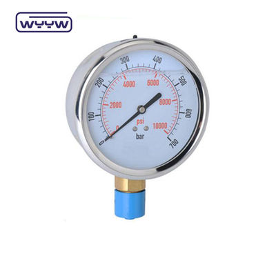 Glycerine Silicone gevulde drukmeter 1,6% nauwkeurigheid