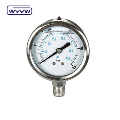 Achterste glycerine schokbestendig Hydraulisch Jack drukmeter bereik aangepast