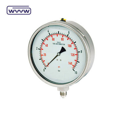 Achterste glycerine schokbestendig Hydraulisch Jack drukmeter bereik aangepast