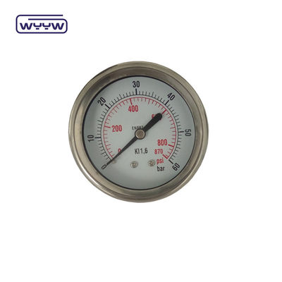 Glycerine gevulde drukmeter Manometer OEM ODM OBM Op maat