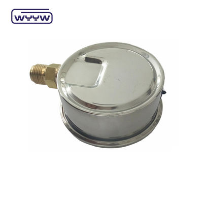 0 - 100Mpa Olie gevulde drukmeter Bottom Mount Voor hydraulische pers