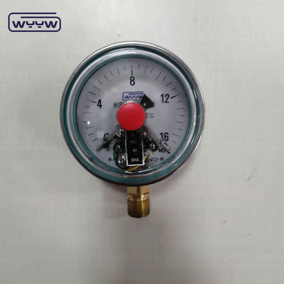 Stainless Steel Silicone gevulde drukmeter Onderste verbinding 100 mm