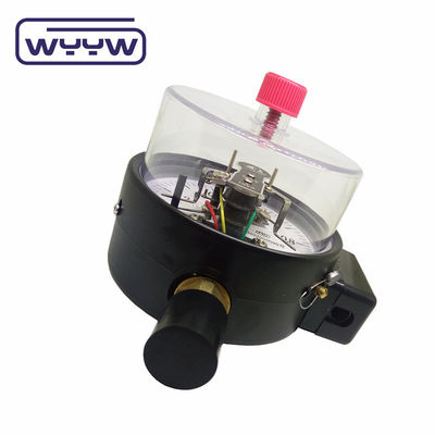NO+NO Zwarte stalen behuizing 1.6MPa 100mm 380V elektrische contactmanometer wisselstroomdrukmeter