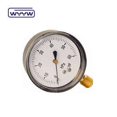 Chinese bodem manometer van roestvrij staal prijs blaasbalg type 0-50 mbar capsule lage drukmeter
