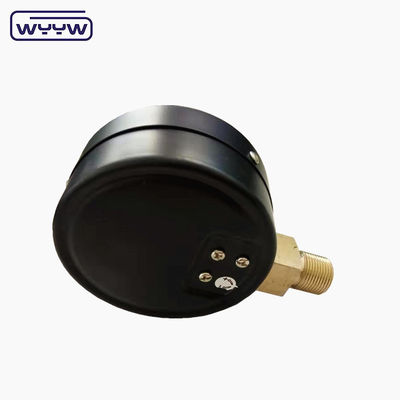 KPa laagdrukmeter WYYW 4 inch 100mm zwart stalen behuizing onderafgang ballonnen mbar cmh2o manometer