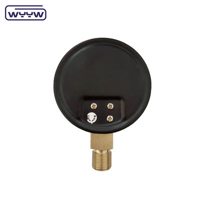 KPa laagdrukmeter WYYW 4 inch 100mm zwart stalen behuizing onderafgang ballonnen mbar cmh2o manometer