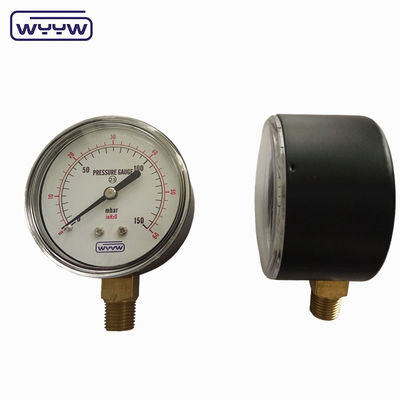 63 mm capsule radial manometer kPa, mmAq, mmH2O mbar laagdrukmeter