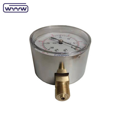 laag manometer ss 63mm inH2O wc mbar blaasdrukmeter