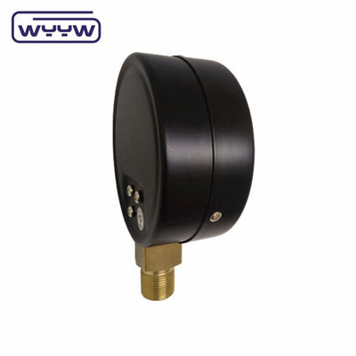 Laag manometer SS 63mm InH2O WC-drukmeter Mbar Bellows-drukmeter