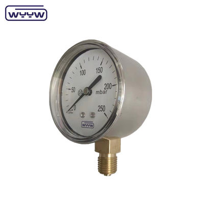 Onderste verbindingscapsule drukmeter Mbar KPa MmAq MmH2O