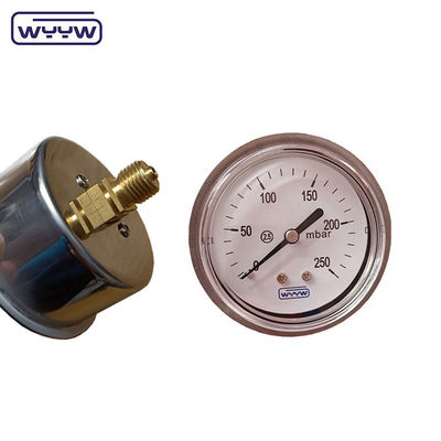 OEM-ondersteunde aanpasbare laagdrukcapsule-manometer CMH2O met backconnection