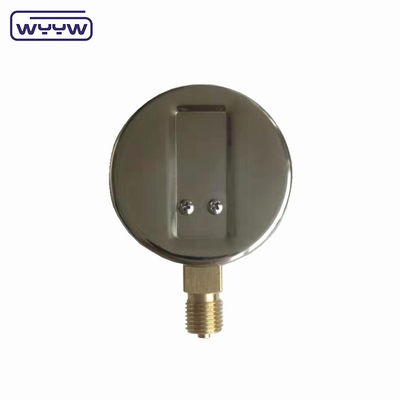 63 mm roestvrijstalen behuizing bodem mbar kpa blaas drukmeter