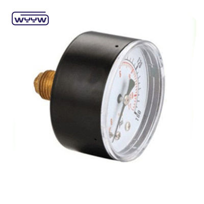 80 mm Kpa Mbar Bellows Drukmeter Lage druk manometer Radiële verbinding