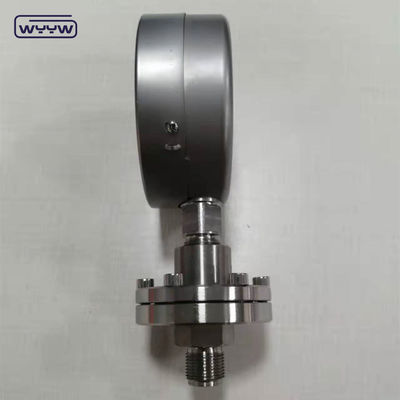 100 mm DN20 PN40 Flens Type Drukmeter SS316 roestvrij staal