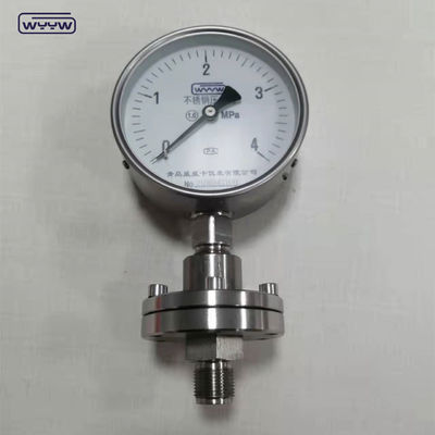 SS316L Diafragma afdichting drukmeter Vloeistof gevulde corrosief