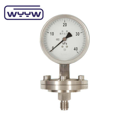Tri Clamp Membrane Pressure Gauge roestvrij staal behuizing 100 mm