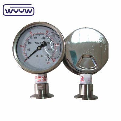 100 mm diafragma afdichting Type drukmeter Heavy Duty Industrial Pressure Gauge