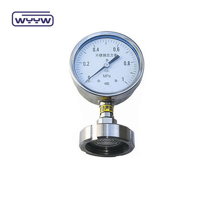 60 mm diafragma drukmeter SS316 industriële drukmeter