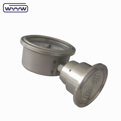 304 Manometer 1.5in. (50.5mm OD) Tri Clamp Membrane Pressure Gauge SS316 Roestvrij staal diafragma
