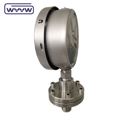 1/2 NPT BSP Lage druk Diafragma Drukmeter Roestvrij staal
