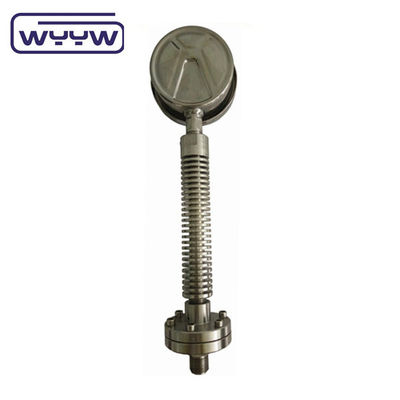 OEM ODM Diafragma afdichting drukmeter hoge temperatuur met koelbuis
