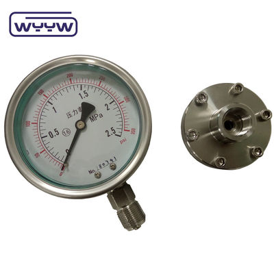 4&quot; 100mm drukmeter diafragma afdichting SS hoesje en SS interne