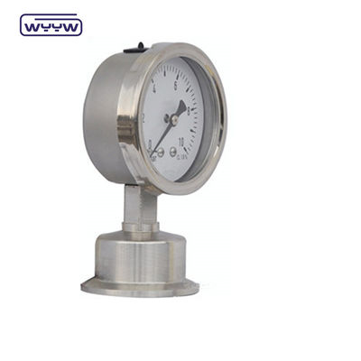 Industriële diafragma drukmeter manometer OEM SS316 Hoes