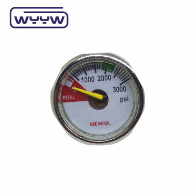 OEM ODM Mini drukmeter 300 bar PCP manometer 23 mm