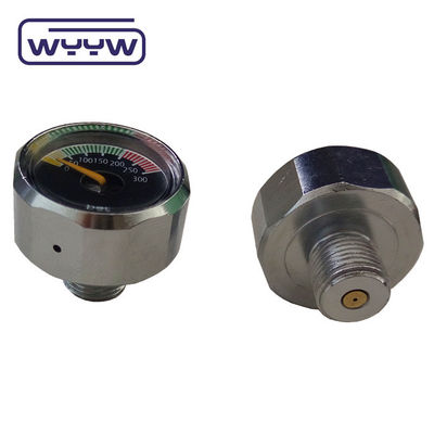 OEM ODM Mini drukmeter 300 bar PCP manometer 23 mm