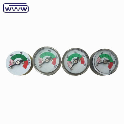 Mini Air Spiral Tube Pressure Gauge Manometer maat aangepast