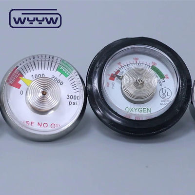 38 mm zuurstof zonder olie psi medische druk manometer