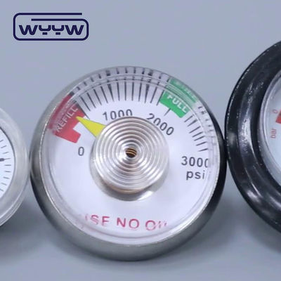 38 mm zuurstof zonder olie psi medische druk manometer