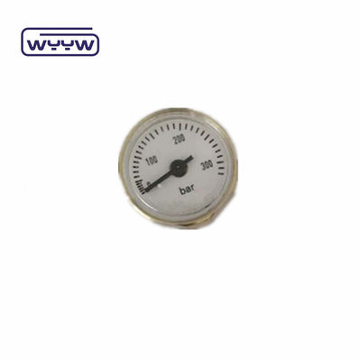 OEM China prijs van 28mm diameter 1/8&quot;bspp bourdon buis manometer PCP paintball messing drukmeter 315 bar