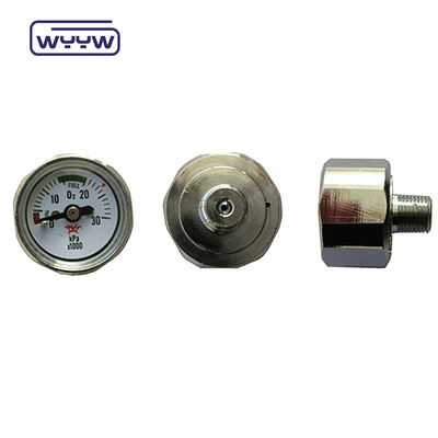 1 inch 25mm Bar Psi Kleine manometer drukmeter 1/8 Npt 1 jaar garantie