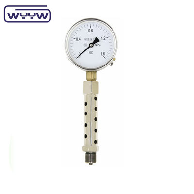 Hoogtemperatuurdrukmeter van 100 mm Materiaal van roestvrij staal
