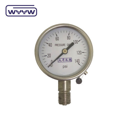 1/4&quot; Bsp 304 roestvrij staal drukmeter onderste verbinding 60mm