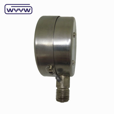 1/4&quot; Bsp 304 roestvrij staal drukmeter onderste verbinding 60mm