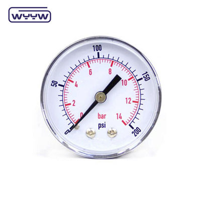 Drukmeter van roestvrij staal 60 mm Manometer drukmeter
