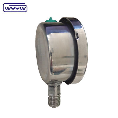 60 mm dial size olie vullen roestvrijstalen drukmeter met hoogwaardige drukmeter WYYW