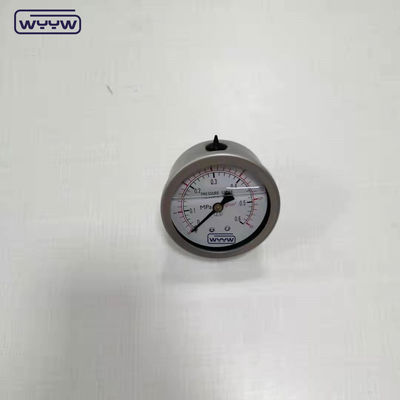 Centrale Achterkant Penumatische Hydraulische Vloeistof Gevulde Drukmeter 400 Bar
