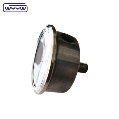 hoge kwaliteit axiale manometer MPa/bar/kg Terugverbinding 60mm volle 304ss roestvrijstalen drukmeter